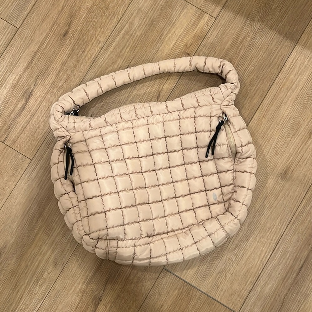 Free People Movement Quilted Carryall Off White